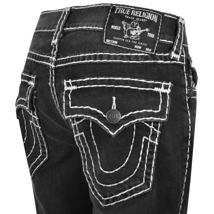 True Religion Rocco Super T Skinny Jeans Black | Mainline Menswear us